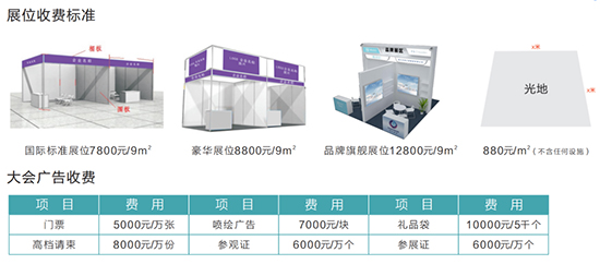 展位收費(fèi)標(biāo)準(zhǔn) 展位收費(fèi)標(biāo)準(zhǔn)